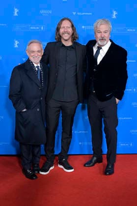 Erwin Stoff, Matthew Robinson and Gore Verbinski at the premiere of the feature film Good Luck, Have Fun, Don t Die at the Berlinale 2026 76 Berlin International Film Festival at the Zoo Palast Berlin, 13 02 2026 Foto:xM.xBehrensx xFuturexImagex luck_6363