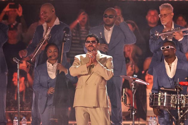 Buenos Aires, February 13, 2026 Puerto Rican singer Bad Bunny, performs his first show at the River Plate Stadium in Argentina during his tour, Debi tirar mas fotos UNAR AGENCY via Aton Chile, Buenos Aires Argentina Aton 1124864  Copyright: UNARxAGENCYxviaxAtonxChile