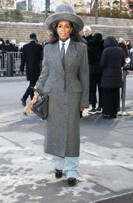 February 13, 2026 June Ambrose attend Calvin Klein 2026 Show during New York Fashion Week in New York. February 13, 2026 Copyright: xRWx