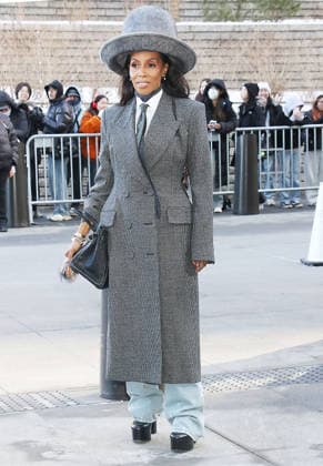 February 13, 2026 June Ambrose attend Calvin Klein 2026 Show during New York Fashion Week in New York. February 13, 2026 Copyright: xRWx