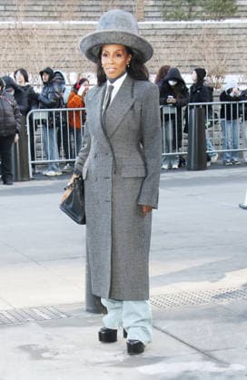 February 13, 2026 June Ambrose attend Calvin Klein 2026 Show during New York Fashion Week in New York. February 13, 2026 Copyright: xRWx