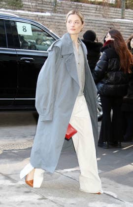 February 13, 2026 Louisa Jacobson attend Calvin Klein 2026 Show during New York Fashion Week in New York. February 13, 2026 Copyright: xRWx