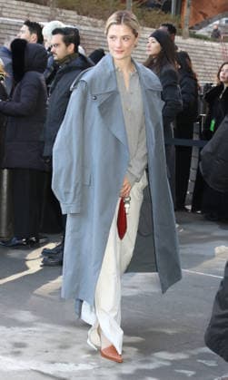 February 13, 2026 Louisa Jacobson attend Calvin Klein 2026 Show during New York Fashion Week in New York. February 13, 2026 Copyright: xRWx