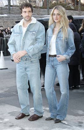 February 13, 2026 Jackson White, Grace Van Patten attend Calvin Klein 2026 Show during New York Fashion Week in New York. February 13, 2026 Copyright: xRWx