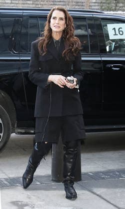 February 13, 2026 Brooke Shields attend Calvin Klein 2026 Show during New York Fashion Week in New York. February 13, 2026 Copyright: xRWx