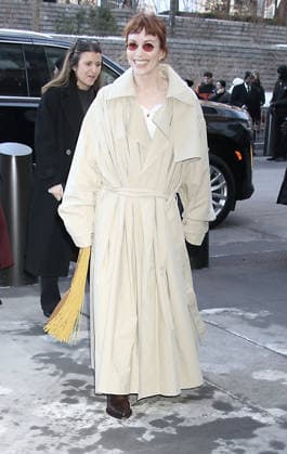 February 13, 2026 Britt Lower attend Calvin Klein 2026 Show during New York Fashion Week in New York. February 13, 2026 Copyright: xRWx