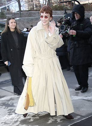 February 13, 2026 Britt Lower attend Calvin Klein 2026 Show during New York Fashion Week in New York. February 13, 2026 Copyright: xRWx