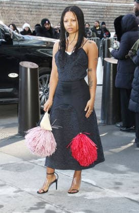 February 13, 2026 Myha la Herrold attend Calvin Klein 2026 Show during New York Fashion Week in New York. February 13, 2026 Copyright: xRWx