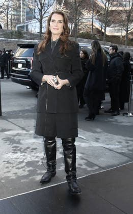 February 13, 2026 Brooke Shields attend Calvin Klein 2026 Show during New York Fashion Week in New York. February 13, 2026 Copyright: xRWx