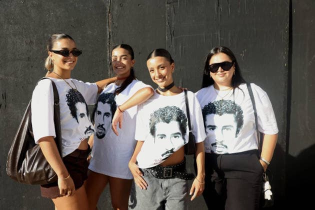 Fans look forward to Bad Bunnys show at River Plate The preview of Bad Bunnys show from his Latin vindication at the SuperBowl to bringing the Caribbean to the River Plate stadium in Buenos Aires EDITORIAL USE ONLY  Copyright: xGDA LaxNacion Argentina-xTodosxlosxderechosxreservados.xProhibidoxelxusoxoxreproducci&oacute;nxdexestaximagenxenxArgentinax FlorenciaxDanielx arlanacionpic059389
