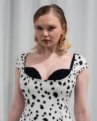 February 13, 2026, Bronx, New York, USA: Elena Matei attends runway for Christian Cowan fashion show during New York FW26 at 450 West 31st Street in New York, NY on February 13, 2026. Bronx USA - ZUMAr339 20260213_znp_r339_001 Copyright: xLevxRadinx