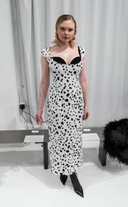 February 13, 2026, Bronx, New York, USA: Elena Matei attends runway for Christian Cowan fashion show during New York FW26 at 450 West 31st Street in New York, NY on February 13, 2026. Bronx USA - ZUMAr339 20260213_znp_r339_002 Copyright: xLevxRadinx