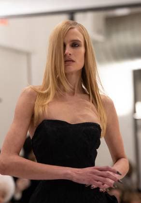 February 13, 2026, Bronx, New York, USA: Model walks runway for Christian Cowan fashion show during New York FW26 at 450 West 31st Street in New York, NY on February 13, 2026. Bronx USA - ZUMAr339 20260213_znp_r339_025 Copyright: xLevxRadinx