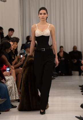 February 13, 2026, Bronx, New York, USA: Model walks runway for Christian Cowan fashion show during New York FW26 at 450 West 31st Street in New York, NY on February 13, 2026. Bronx USA - ZUMAr339 20260213_znp_r339_030 Copyright: xLevxRadinx