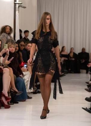 February 13, 2026, Bronx, New York, USA: Model walks runway for Christian Cowan fashion show during New York FW26 at 450 West 31st Street in New York, NY on February 13, 2026. Bronx USA - ZUMAr339 20260213_znp_r339_035 Copyright: xLevxRadinx