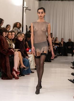 February 13, 2026, Bronx, New York, USA: Model walks runway for Christian Cowan fashion show during New York FW26 at 450 West 31st Street in New York, NY on February 13, 2026. Bronx USA - ZUMAr339 20260213_znp_r339_048 Copyright: xLevxRadinx