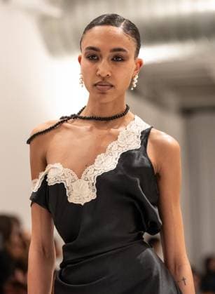February 13, 2026, Bronx, New York, USA: Model walks runway for Christian Cowan fashion show during New York FW26 at 450 West 31st Street in New York, NY on February 13, 2026. Bronx USA - ZUMAr339 20260213_znp_r339_053 Copyright: xLevxRadinx