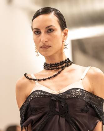 February 13, 2026, Bronx, New York, USA: Model walks runway for Christian Cowan fashion show during New York FW26 at 450 West 31st Street in New York, NY on February 13, 2026. Bronx USA - ZUMAr339 20260213_znp_r339_061 Copyright: xLevxRadinx