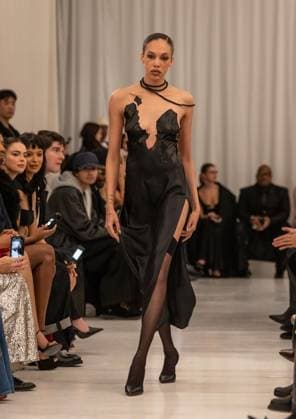 February 13, 2026, Bronx, New York, USA: Model walks runway for Christian Cowan fashion show during New York FW26 at 450 West 31st Street in New York, NY on February 13, 2026. Bronx USA - ZUMAr339 20260213_znp_r339_072 Copyright: xLevxRadinx