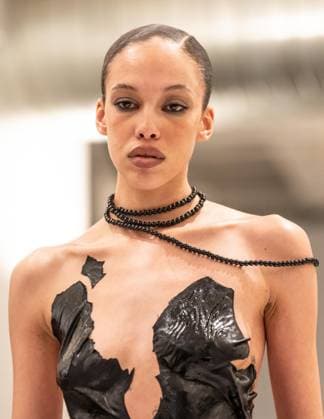 February 13, 2026, Bronx, New York, USA: Model walks runway for Christian Cowan fashion show during New York FW26 at 450 West 31st Street in New York, NY on February 13, 2026. Bronx USA - ZUMAr339 20260213_znp_r339_075 Copyright: xLevxRadinx