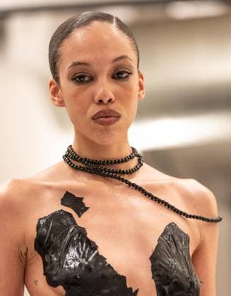 February 13, 2026, Bronx, New York, USA: Model walks runway for Christian Cowan fashion show during New York FW26 at 450 West 31st Street in New York, NY on February 13, 2026. Bronx USA - ZUMAr339 20260213_znp_r339_076 Copyright: xLevxRadinx