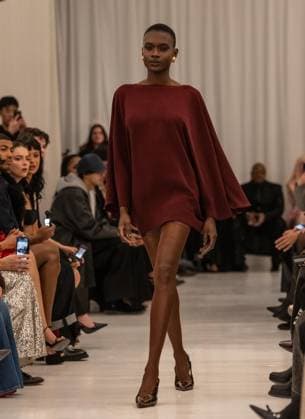 February 13, 2026, Bronx, New York, USA: Model walks runway for Christian Cowan fashion show during New York FW26 at 450 West 31st Street in New York, NY on February 13, 2026. Bronx USA - ZUMAr339 20260213_znp_r339_077 Copyright: xLevxRadinx