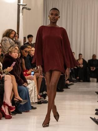 February 13, 2026, Bronx, New York, USA: Model walks runway for Christian Cowan fashion show during New York FW26 at 450 West 31st Street in New York, NY on February 13, 2026. Bronx USA - ZUMAr339 20260213_znp_r339_078 Copyright: xLevxRadinx