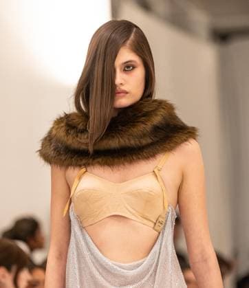 February 13, 2026, Bronx, New York, USA: Model walks runway for Christian Cowan fashion show during New York FW26 at 450 West 31st Street in New York, NY on February 13, 2026. Bronx USA - ZUMAr339 20260213_znp_r339_082 Copyright: xLevxRadinx