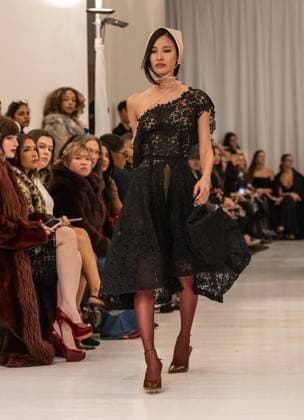 February 13, 2026, Bronx, New York, USA: Model walks runway for Christian Cowan fashion show during New York FW26 at 450 West 31st Street in New York, NY on February 13, 2026. Bronx USA - ZUMAr339 20260213_znp_r339_086 Copyright: xLevxRadinx