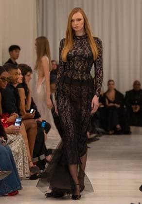 February 13, 2026, Bronx, New York, USA: Model walks runway for Christian Cowan fashion show during New York FW26 at 450 West 31st Street in New York, NY on February 13, 2026. Bronx USA - ZUMAr339 20260213_znp_r339_100 Copyright: xLevxRadinx