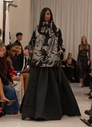 February 13, 2026, Bronx, New York, USA: Model walks runway for Christian Cowan fashion show during New York FW26 at 450 West 31st Street in New York, NY on February 13, 2026. Bronx USA - ZUMAr339 20260213_znp_r339_110 Copyright: xLevxRadinx
