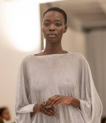 February 13, 2026, Bronx, New York, USA: Model walks runway for Christian Cowan fashion show during New York FW26 at 450 West 31st Street in New York, NY on February 13, 2026. Bronx USA - ZUMAr339 20260213_znp_r339_115 Copyright: xLevxRadinx