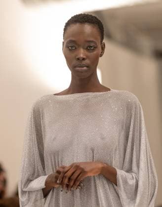 February 13, 2026, Bronx, New York, USA: Model walks runway for Christian Cowan fashion show during New York FW26 at 450 West 31st Street in New York, NY on February 13, 2026. Bronx USA - ZUMAr339 20260213_znp_r339_116 Copyright: xLevxRadinx