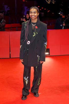 Jasmine Elcock at the photocall for the movie Sunny Dancer at the Berlinale 2026 76 Berlin International Film Festival on the Red Carpet of the Berlinale Palast Berlin, 13 02 2026 Foto:xC.xTamckex xFuturexImagex sunny_6207