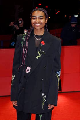 Jasmine Elcock at the photocall for the movie Sunny Dancer at the Berlinale 2026 76 Berlin International Film Festival on the Red Carpet of the Berlinale Palast Berlin, 13 02 2026 Foto:xC.xTamckex xFuturexImagex sunny_6208