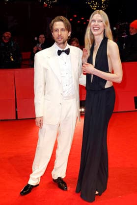 Anders Danielsen Lie with wife Iselin Steiro at the premiere of the feature film Everybody Digs Bill Evans at the Berlinale 2026 76 Berlin International Film Festival in the Berlinale Palast Berlin, 13 02 2026 Foto:xC.xTamckex xFuturexImagex bill_6212