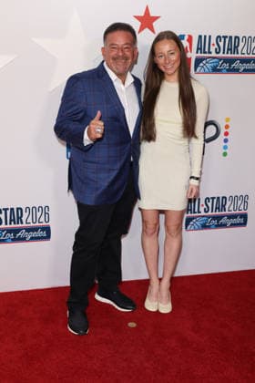 Los Angeles Clippers And Comcast NBCUniversal s NBA All-Star Legendary Tip-Off Celebration Raul Fernandez and Sophia Fernandez at the Los Angeles Clippers And Comcast NBCUniversal s National Basketball Association (NBA) All-Star Legendary Tip-Off Celebration held at the Los Angeles County Museum of Art (LACMA) on February 13, 2026 in Miracle Mile, Los Angeles, California, United States., Credit:Xavier Collin Avalon USA, Los Angeles  Copyright: xXavierxCollinx xAvalonx 1074871625