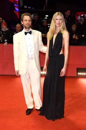 Anders Danielsen Lie with wife Iselin Steiro at the premiere of the feature film Everybody Digs Bill Evans at the Berlinale 2026 76 Berlin International Film Festival in the Berlinale Palast Berlin, 13 02 2026 Foto:xC.xNiehausx xFuturexImagex bill_6230