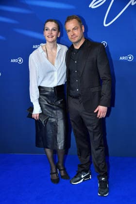 Jana Klinge and Hinnerk Schönemann at the ARD BLUE HOUR reception at the 76th Berlin International Film Festival on 13 02 26