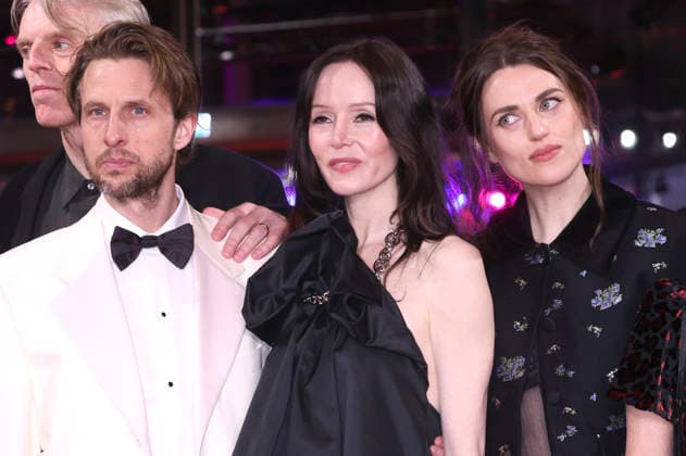 Anders Danielsen Lie, Valene Kane and Katie McGrath at the premiere of the feature film Everybody Digs Bill Evans at the Berlinale 2026 76 Berlin International Film Festival in the Berlinale Palast Berlin, 13 02 2026 Foto:xD.xBedrosianx xFuturexImagex bill_6237