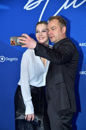 Jana Klinge and Hinnerk Schönemann at the ARD BLUE HOUR reception at the 76th Berlin International Film Festival on 13 02 26