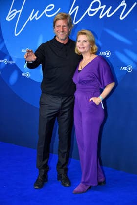Henning Baum and Annette Frier at the ARD BLUE HOUR reception at the 76th Berlin International Film Festival on 13 02 26