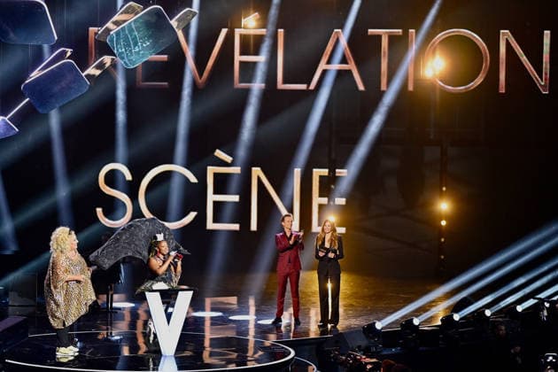 41st Les Victoires De La Musique Award Ceremony - Paris Theodora receives the Female Newcomer of the year Award during the 41st Les Victoires De La Musique Award Ceremony at La Seine Musicale on February 13, 2026 in Boulogne-Billancourt, France. Photo by Franck Castel ABACAPRESS.COM Paris France  Copyright: xCastelxFranck ABACAx