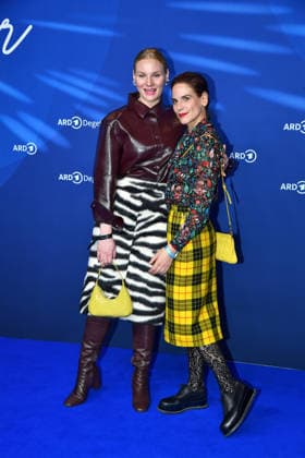 Rosalie Thomass and Bibiana Beglau at the ARD BLUE HOUR reception at the 76th Berlin International Film Festival on 13 02 26