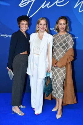 Kristin Suckow, Jasmin Schwiers and Sina Tkotsch at the ARD BLUE HOUR reception at the 76th Berlin International Film Festival on 13 02 26
