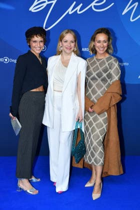 Kristin Suckow, Jasmin Schwiers and Sina Tkotsch at the ARD BLUE HOUR reception at the 76th Berlin International Film Festival on 13 02 26