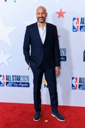 February 13, 2026, Los Angeles, California, USA: Keegan-Michael Key at the 2026 LA Clippers & Comcast NBCÃ¢â‚¬â ¢s Universal NBA All-Star Legendary Tip-Off Celebration on Friday February 13, 2026 at LACMA in Los Angeles, California. ARIANA RUIZ PI Los Angeles USA - ZUMAp124 20260213_zaa_p124_035 Copyright: xArianaxRuizx