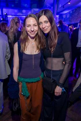 Katharina Schuettler and Claudia Eisinger as guests at the party at the ARD Blue Hour 2026 at the Berlinale 2026 at Hotel Telegraphenamt on Friday February 13, 2026 in Berlin Berlin Germany