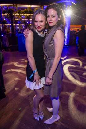 Alina Levshin and Anja Knauer as guests at the party at the ARD Blue Hour 2026 at the Berlinale 2026 at Hotel Telegraphenamt on Friday February 13, 2026 in Berlin Berlin Germany