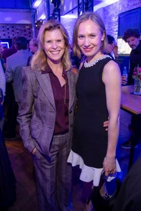 Leslie Malton and Alina Levshin as guests at the party at the ARD Blue Hour 2026 at the Berlinale 2026 at the Hotel Telegraphenamt on Friday February 13, 2026 in Berlin Berlin Germany